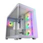FSP M580 ARGB ATX Mid Tower Gaming Chassis - White