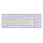 REDRAGON KUMARA Mechanical 87 Key|RGB Backlit Gaming Keyboard - White